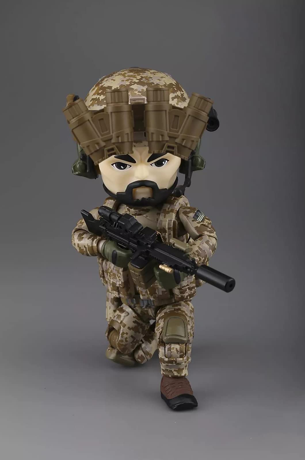 Amazon.co.jp: 5インチのミリタリーアクションフィギュアQバージョン